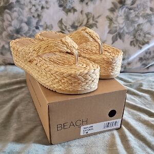Beach Natural Women's Platform Sandals